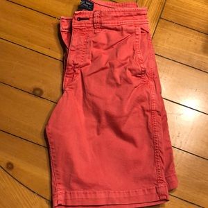 American Eagle Salmon Flat Front Shorts